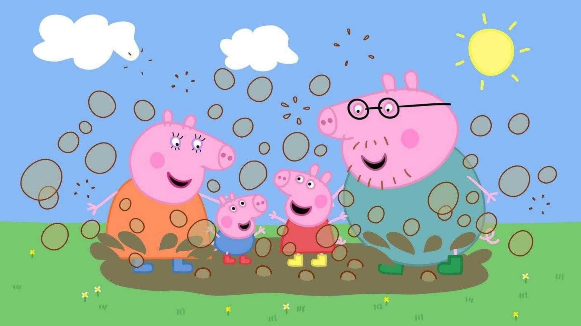 peppa pig house wallpapers